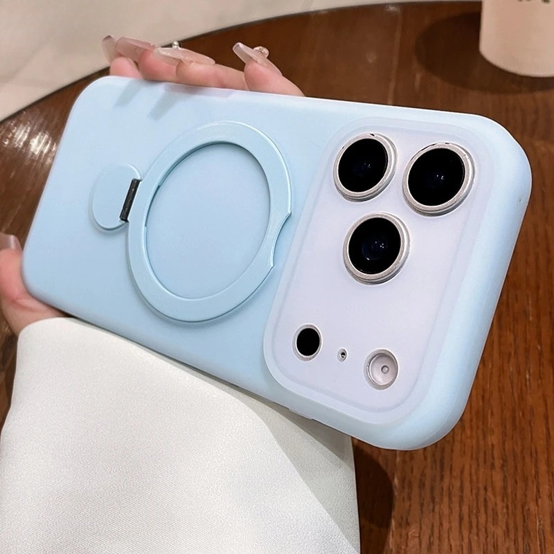 Phone Accessories Ring Holder - Miękkie silikonowe etui magnetyczne typu Jelly