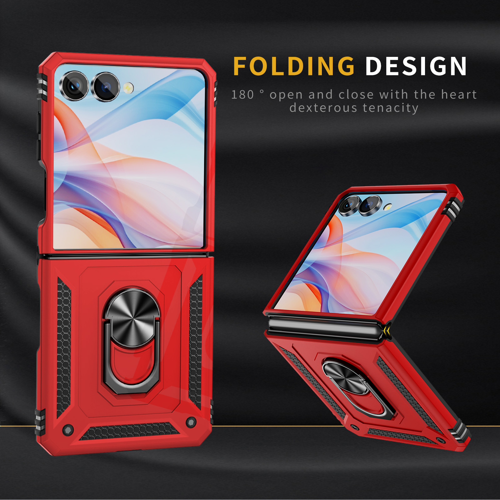 Phone Accessories Ring Holder - Wstrząsoodporne etui wojskowe na telefon Samsung