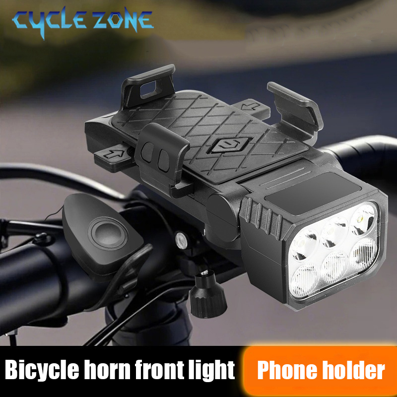 Phone Zone Accessories - Przednia lampka rowerowa z klaksonem i