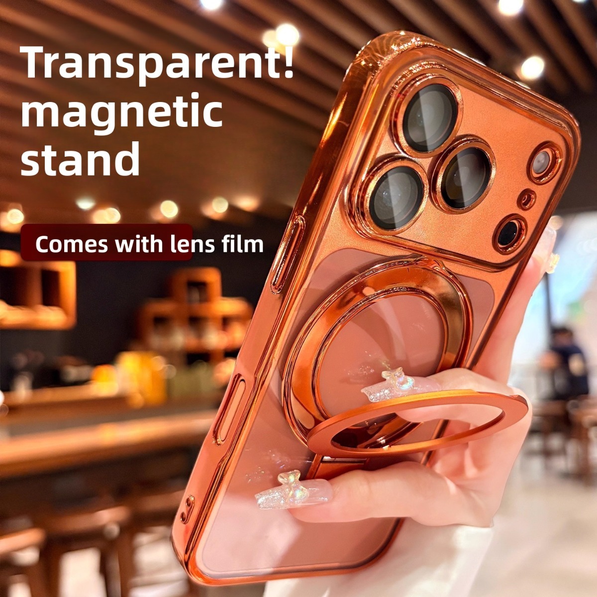 Phone Ring Holder - Etui na telefon z uchwytem magnetycznym