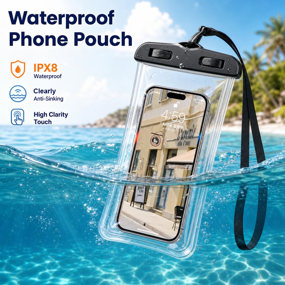 Neck Hanging Phone Holder - Przezroczysta wodoodporna torba na telefon komórkowy