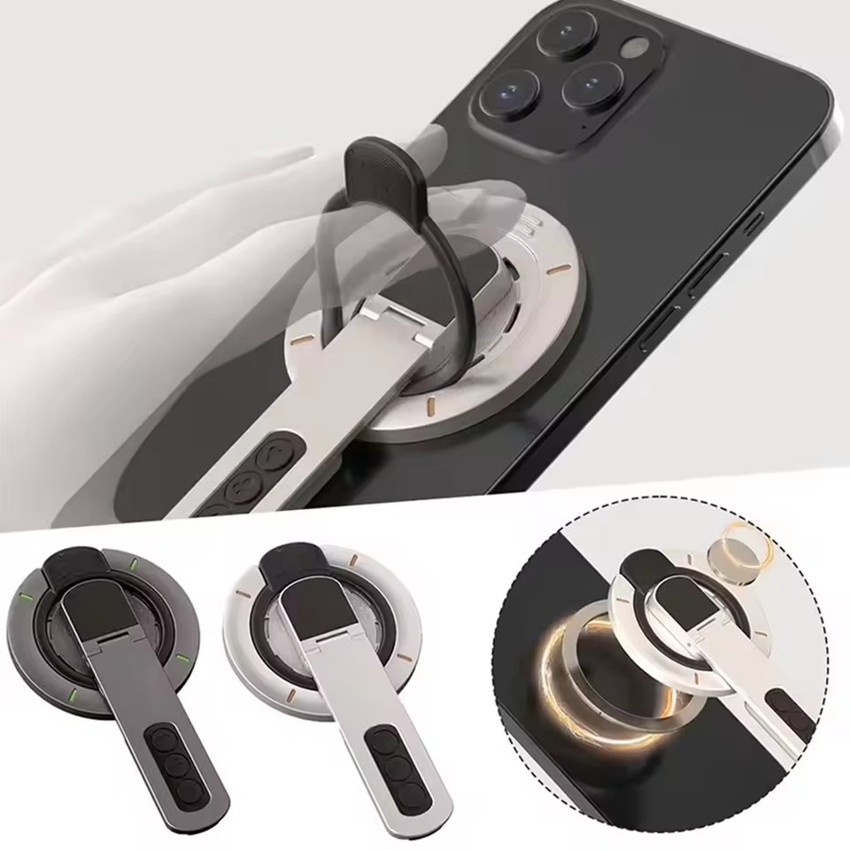 Phone Ring Holder - 1 szt. 360 ° Magnetyczny uchwyt