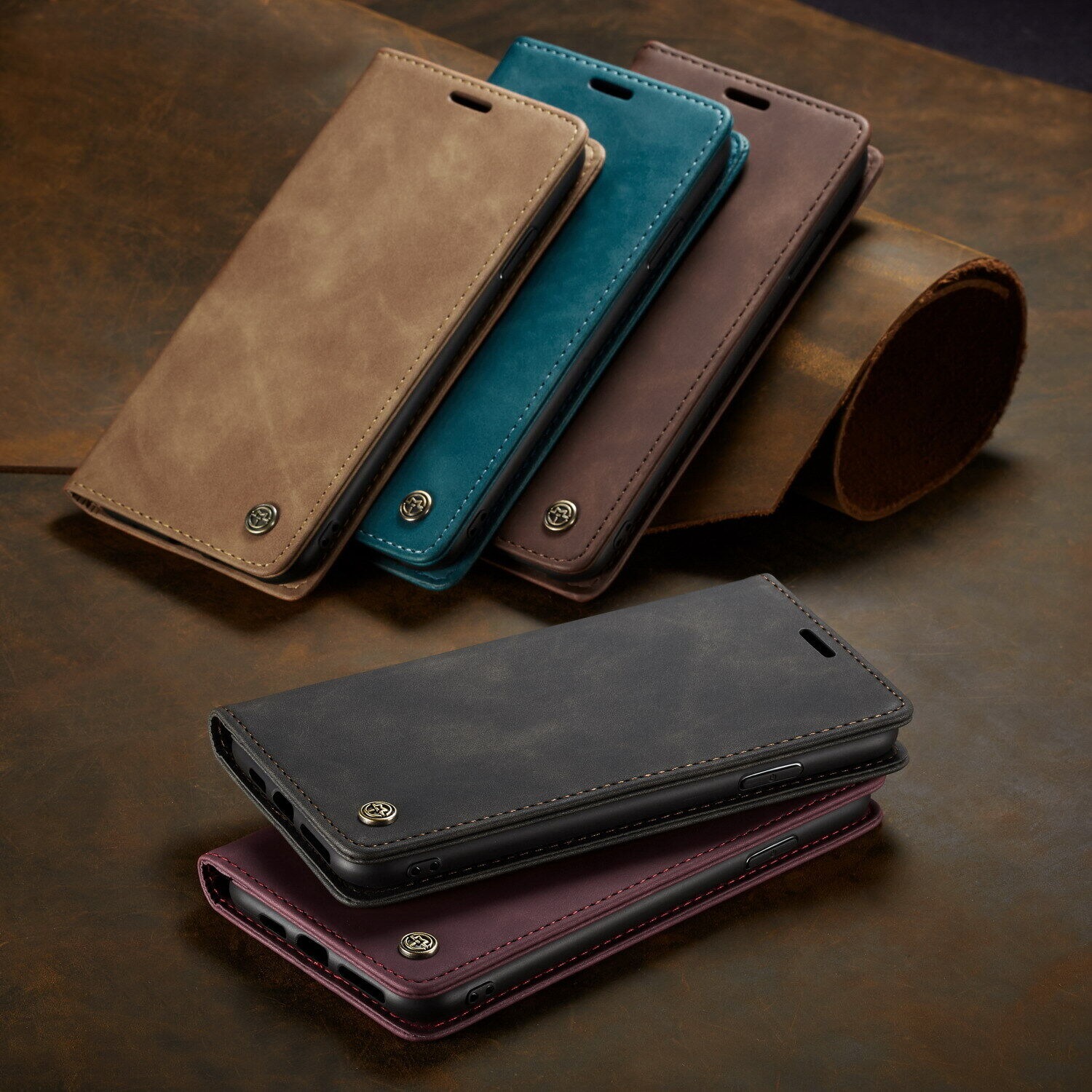 Skórzane etui z klapką na iPho – Phone Accessories Logo recenzja i cena