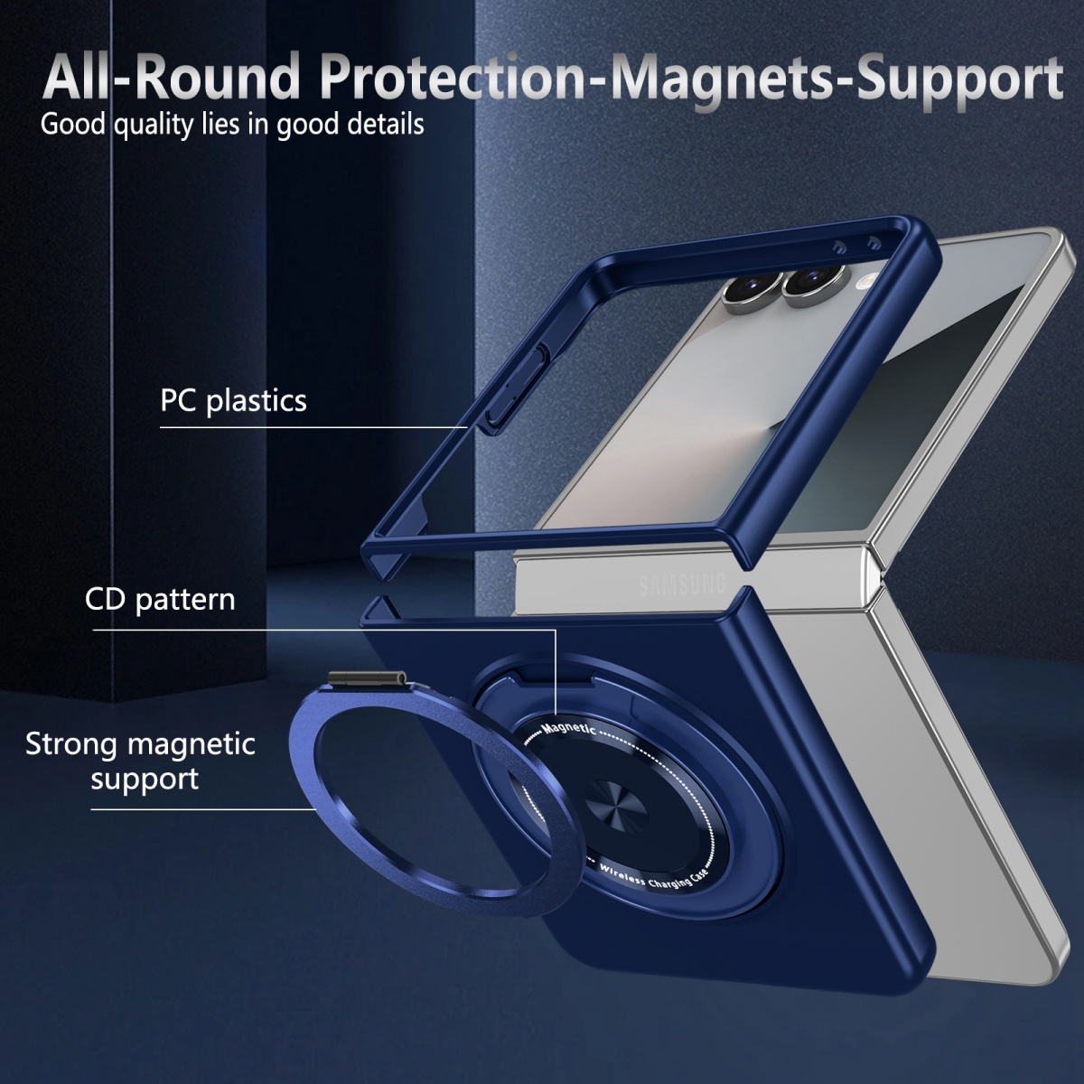 Magnetyczny metalowy obrotowy  – Phone Accessories Ring Holder recenzja i cena