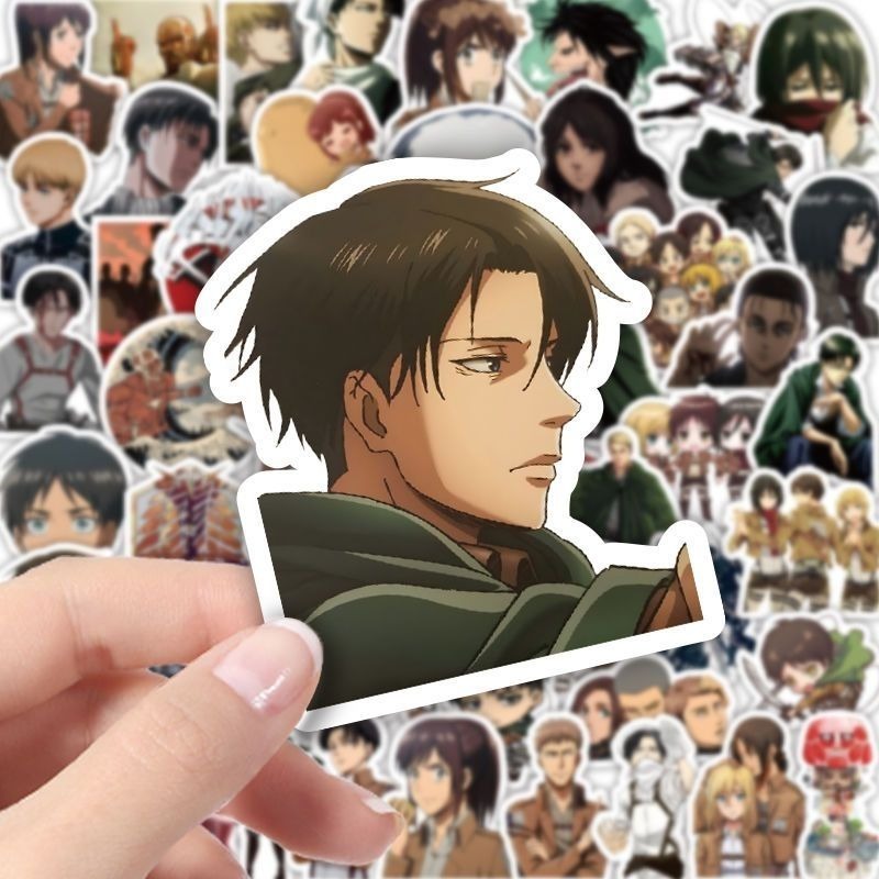 60 szt. Naklejek Anime Atak Ty – Phone Accessories Quotes recenzja i cena