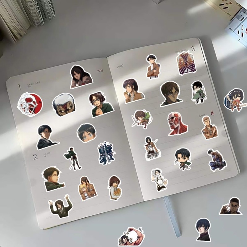 60 szt. Naklejek Anime Atak Ty – Phone Accessories Quotes recenzja i cena