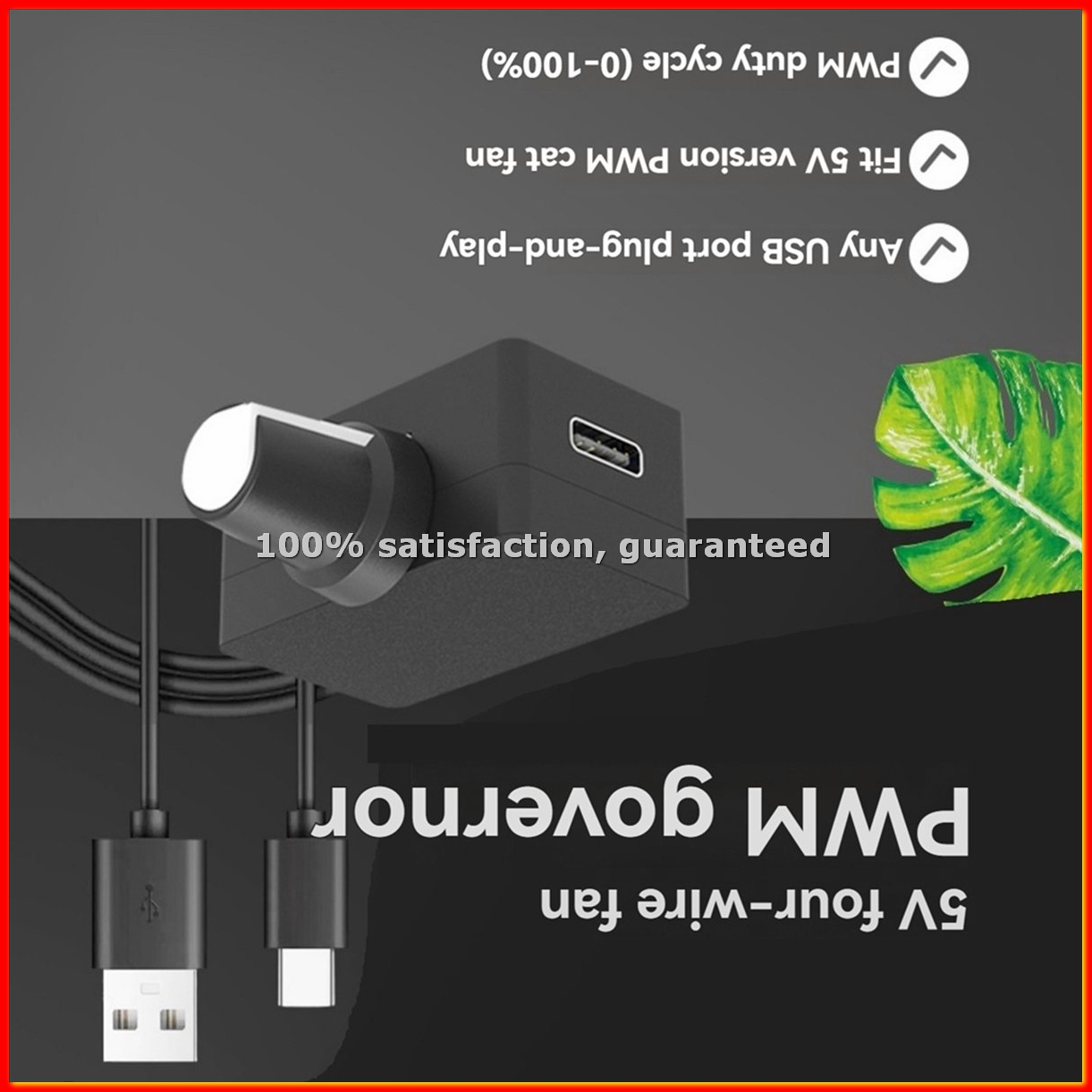 Regulator prędkości PWM 5V 4-p – Type C Adapter recenzja i cena